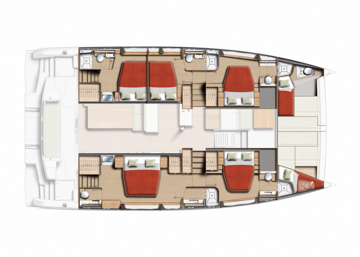 Wynajmij Bali Bali 5.2 - 5 + 2 cab. w Kaštela