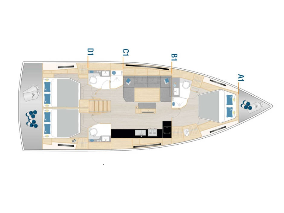 Wynajem w Sibenik- Hanse Hanse 460 na SamBoat