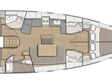 Wynajmij Bénéteau Oceanis 46.1 w Can Pastilla