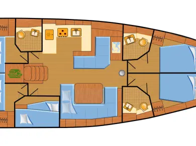 Wynajem łodzi Palma de Mallorca tanio Oceanis 51.1