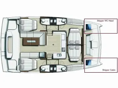 Wynajem Katamaran w Lefkáda - Bali Bali Catspace Voile