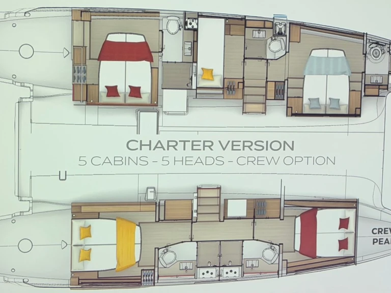 Wynajem Katamaran Lagoon z patentem 