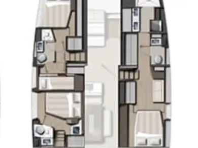 Wynajmij Katamaran z lub bez skippera Bali w Donji Seget