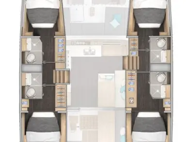 Wynajem łodzi Lagoon Lagoon 43 w Donji Seget na SamBoat 