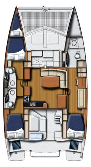 Leopard Catamarans / Robertson & Caine Leopard 45 - 3 + 1 cab. między profesjonalistami a osobami prywatnymi w Donji Seget