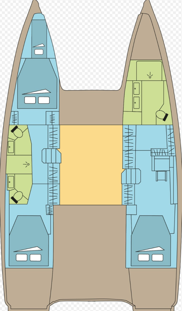 Wynajem Katamaran Excess z patentem 