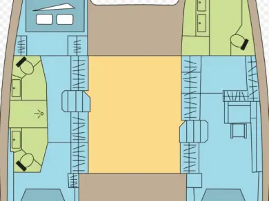 Wynajem Katamaran Excess z patentem 