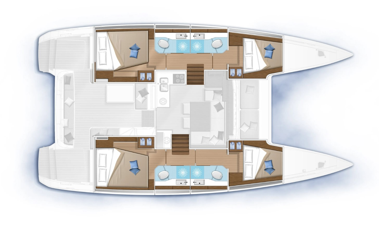 Lagoon Lagoon 40 między profesjonalistami a osobami prywatnymi w Kaštela