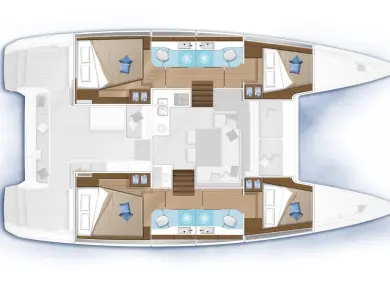 Lagoon Lagoon 40 między profesjonalistami a osobami prywatnymi w Kaštela