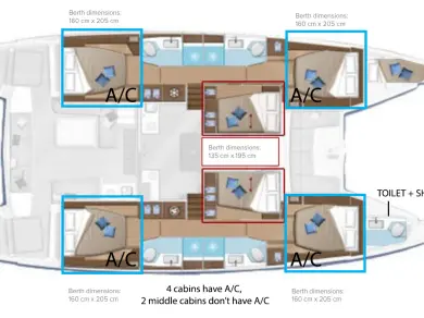 Wynajmij Lagoon Lagoon 50 w Kaštela