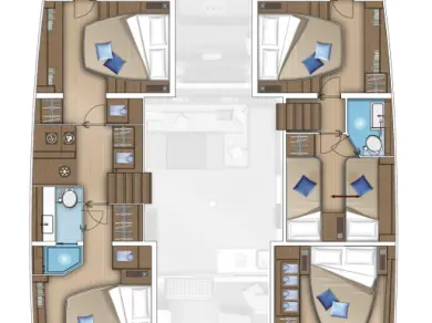 Wynajmij Lagoon Lagoon 55 w Kaštela