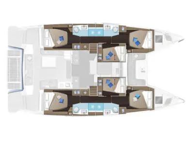 Wynajem Katamaran Lagoon z patentem 