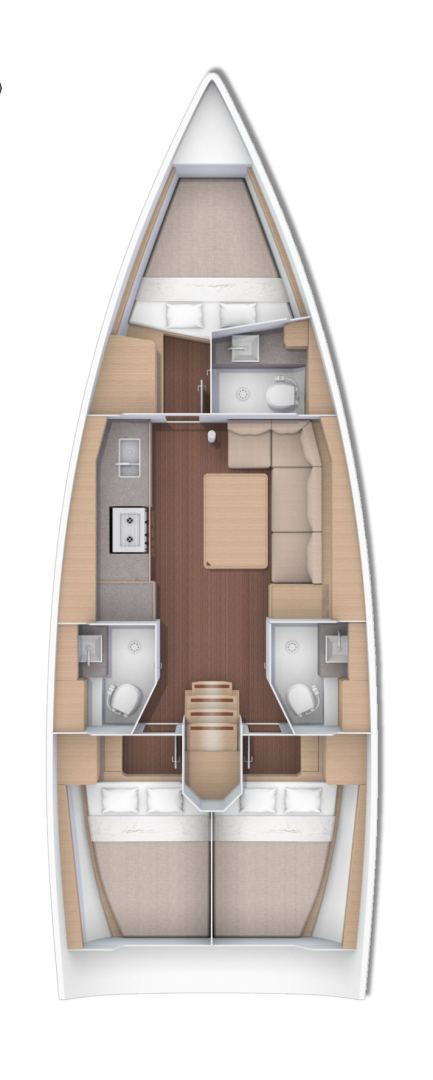 Dufour Dufour 390 między profesjonalistami a osobami prywatnymi w Marmaris