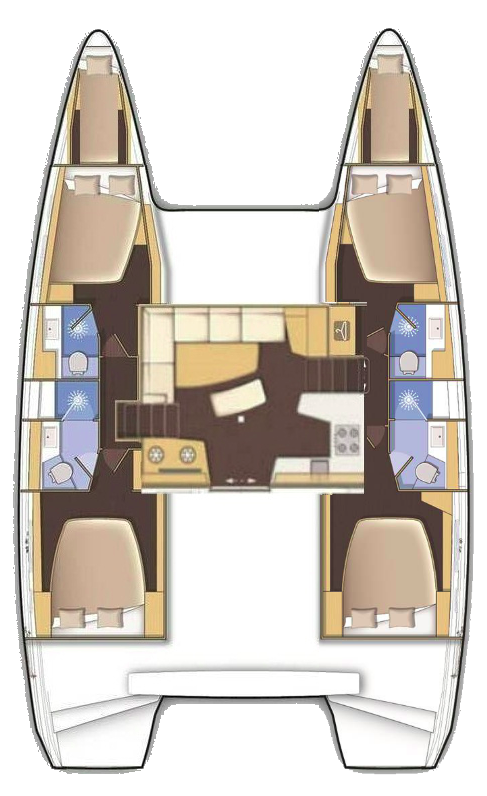 Wynajem w Nea Peramos- Lagoon Lagoon 42 na SamBoat