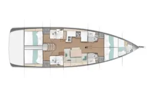 Wynajem Żaglowiec w Nea Peramos - Jeanneau Sun Odyssey 490