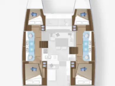 Wynajmij Lagoon Lagoon 40 w Road Town
