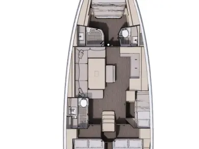Wynajem Żaglowiec Dufour z patentem 