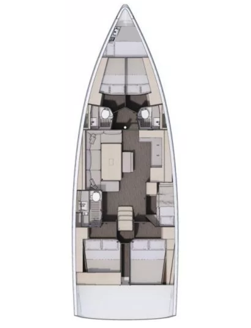 Wynajem łodzi Denia tanio Dufour 470