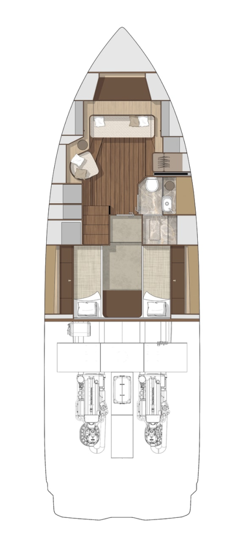Wynajem w Portisco- Cranchi Cranchi A46 na SamBoat