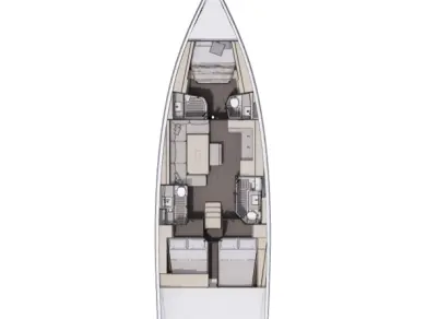 Dufour Dufour 470 między profesjonalistami a osobami prywatnymi w Saint-Raphael