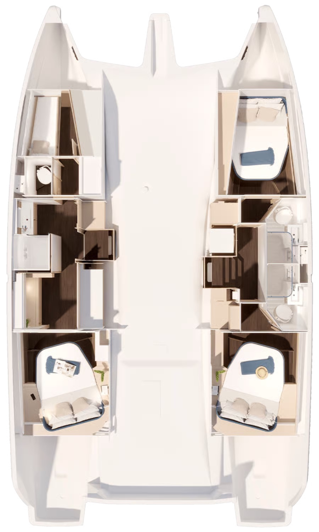 Wynajem Katamaran w Saint-Raphael - Fountaine Pajot Fountaine Pajot FP 44 Maestro - 3 cab.