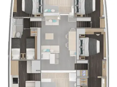 Wynajem Katamaran Lagoon z patentem 