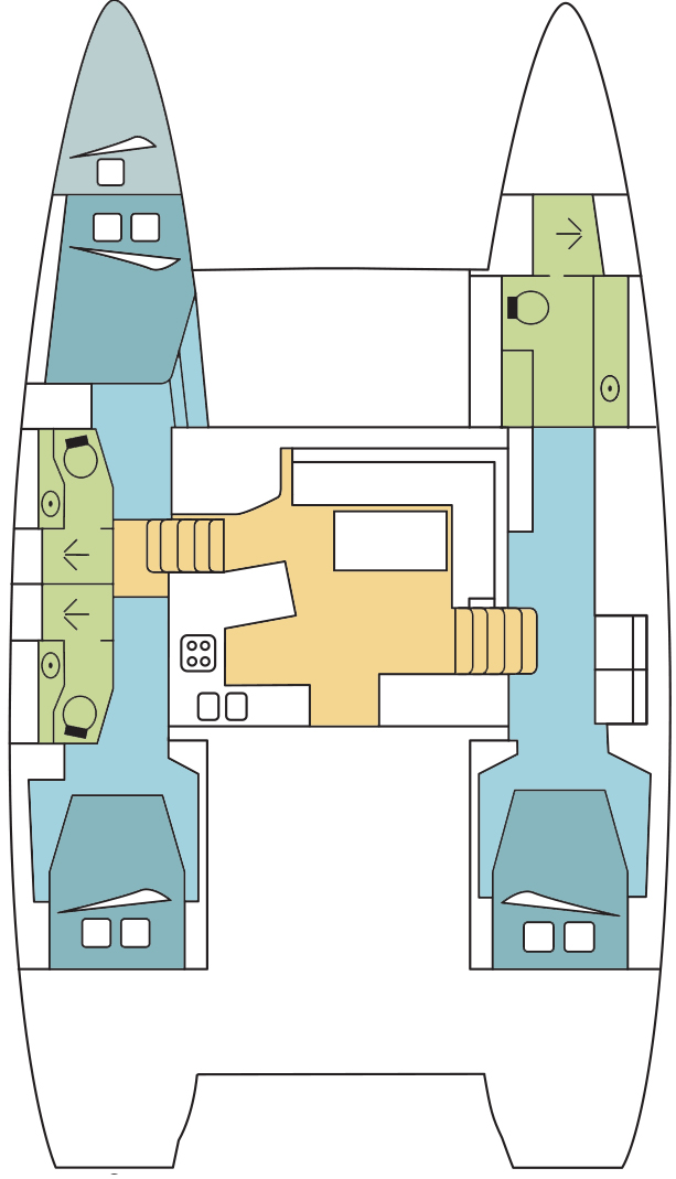 Wynajem łodzi Lagoon Lagoon 450 F w Parham Town na SamBoat 