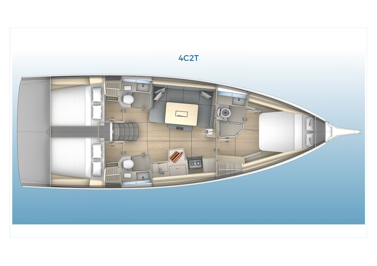 Wynajem Żaglowiec w Palermo - Dufour Dufour 41