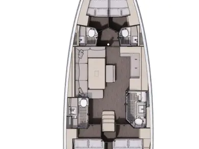 Wynajem Żaglowiec w Cagliari - Dufour Dufour 470