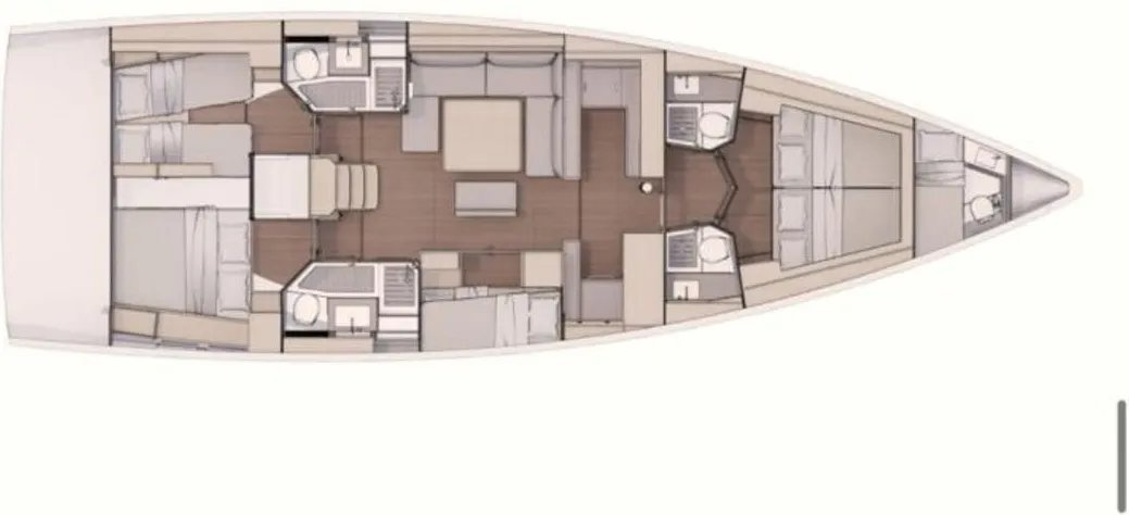 Wynajem łodzi Procida tanio Dufour 530