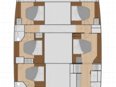 Wynajem Katamaran w Palermo - Fountaine Pajot Fountaine Pajot Samana 59 - 5 + 2 cab.