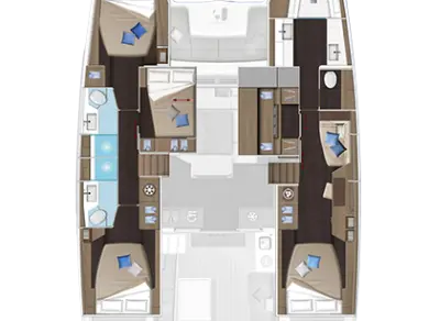 Wynajmij Lagoon Lagoon 51 w Pula