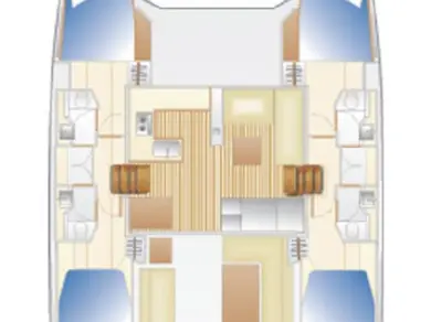 Wynajem Katamaran Nautitech z patentem 