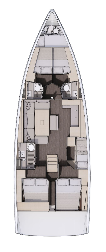 Wynajem łodzi Dufour Dufour 470 w Agropoli na SamBoat 
