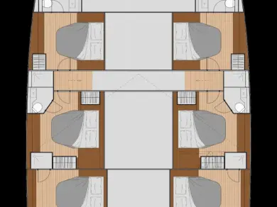 Fountaine Pajot Fountaine Pajot Samana 59 - 6 + 2 cab między profesjonalistami a osobami prywatnymi w Procida