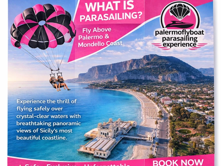 Wynajem łodzi Palermo tanio Parasailing 36