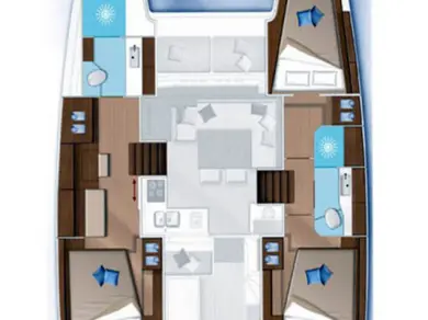 Wynajem łodzi Road Town tanio Lagoon 40