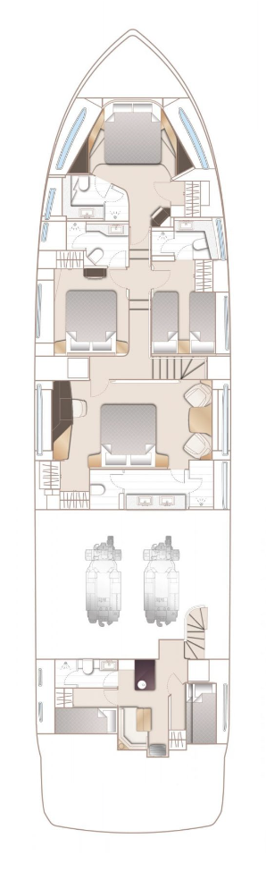 Wynajem w Alimos- Princess Princess Y85 na SamBoat