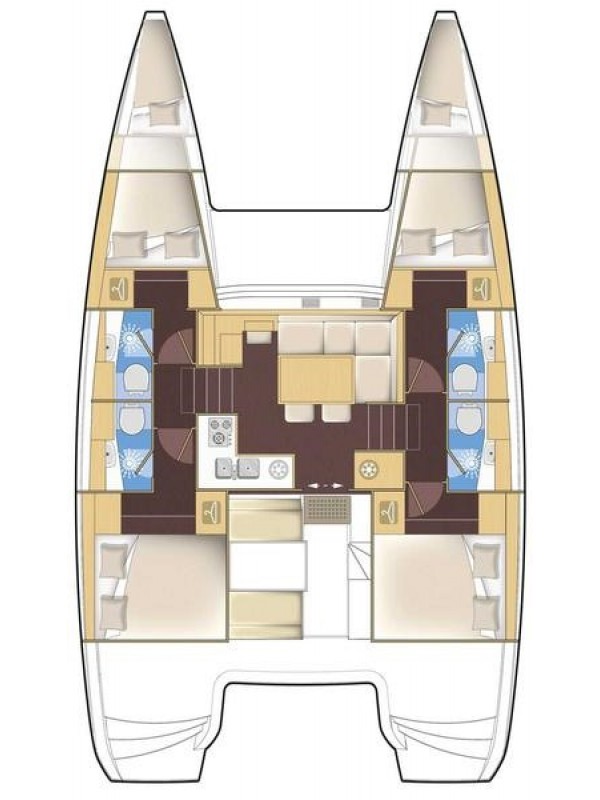 Wynajem łodzi Alimos tanio Lagoon 40