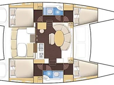 Wynajem łodzi Lagoon Lagoon 380 w Propriano na SamBoat 