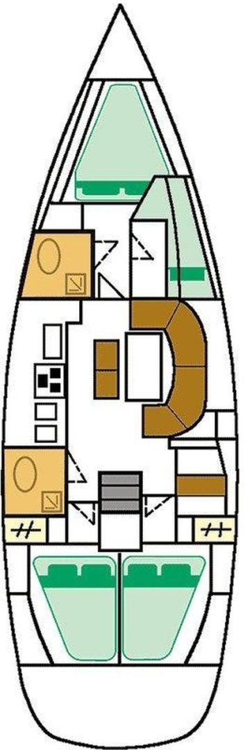 Bénéteau Oceanis 411 Clipper między profesjonalistami a osobami prywatnymi w Deme of Volos