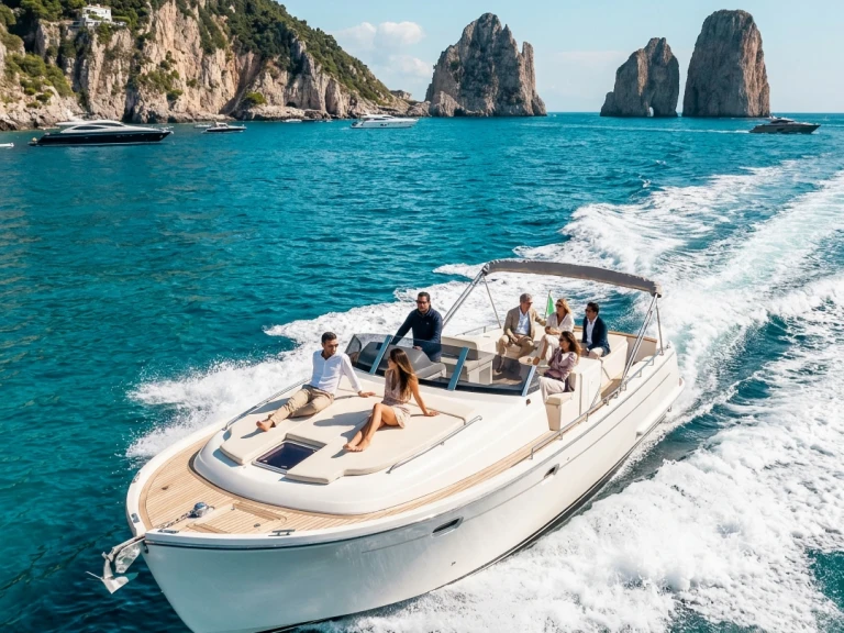 Wynajem Motorówka w Positano - Allure 38