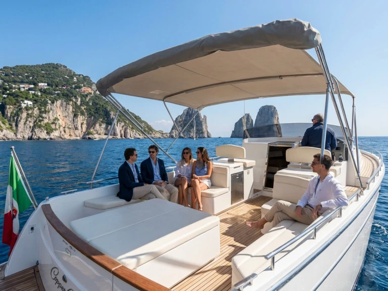 Allure 38 między profesjonalistami a osobami prywatnymi w Positano