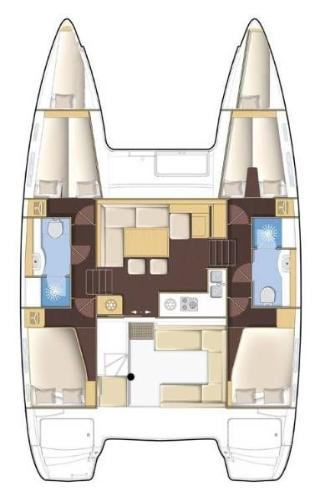 Wynajem w Trogir- Lagoon Lagoon 400 S2 na SamBoat