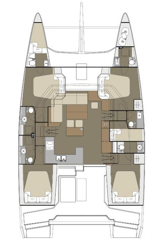 Wynajmij Dufour Dufour Catamarans 48 Sail w Primosten