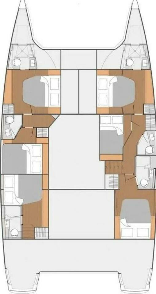 Wynajem Katamaran Fountaine Pajot z patentem 