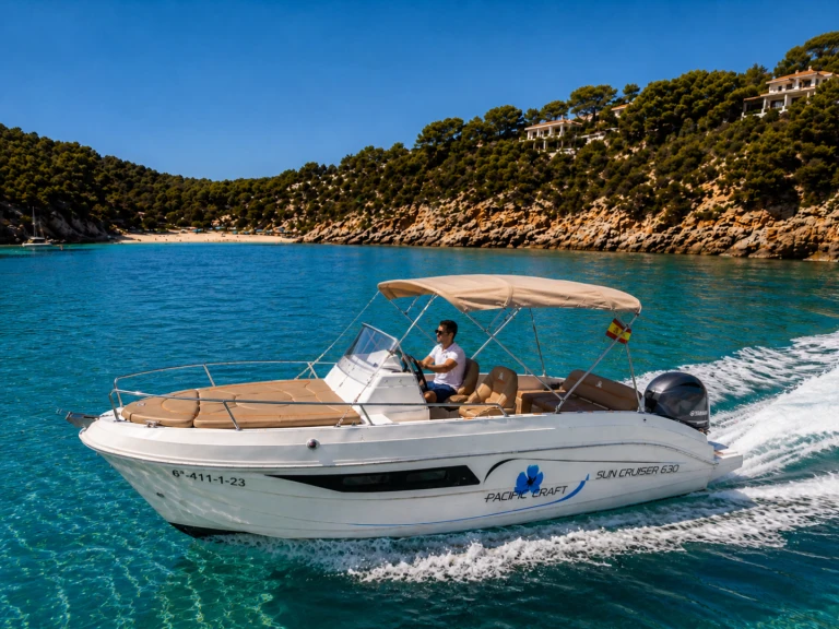 Wynajem łodzi Palma de Mallorca tanio Pacific Craft 630