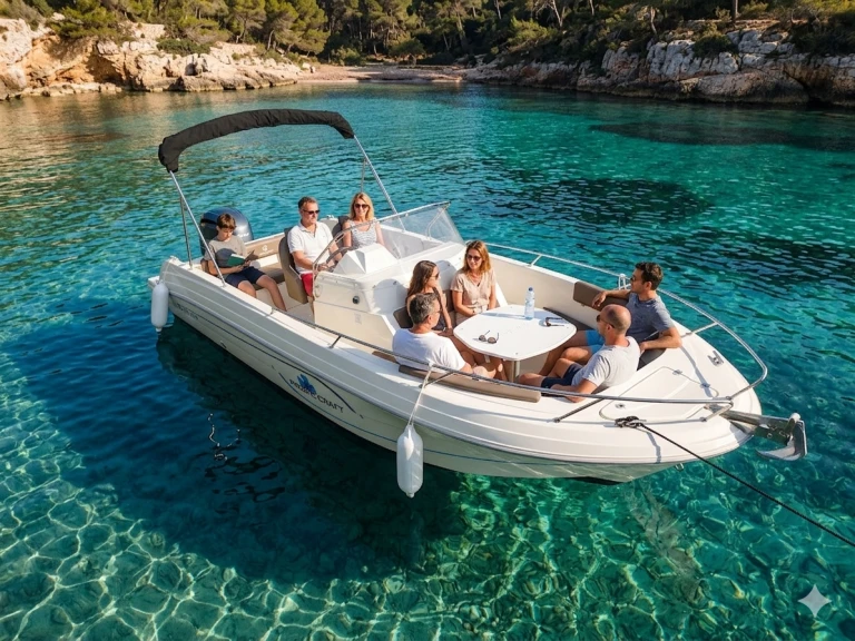 Pacific Craft Q670 'Atlas' (10p/200hp) między profesjonalistami a osobami prywatnymi w Can Pastilla