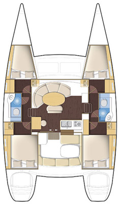 Wynajem łodzi Lagoon Lagoon 380 w Lefkáda na SamBoat 