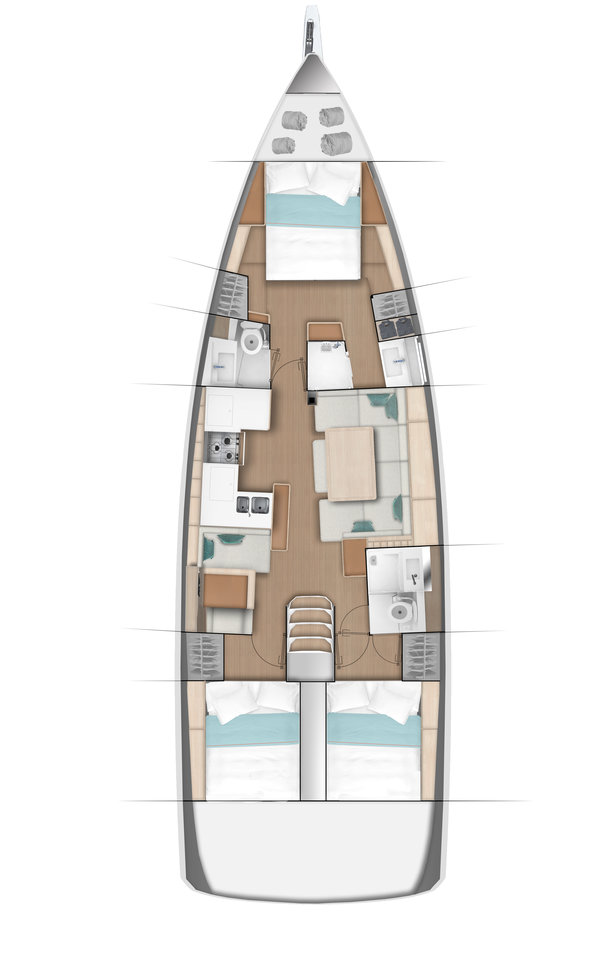 Wynajem łodzi Primosten tanio Sun Odyssey 490